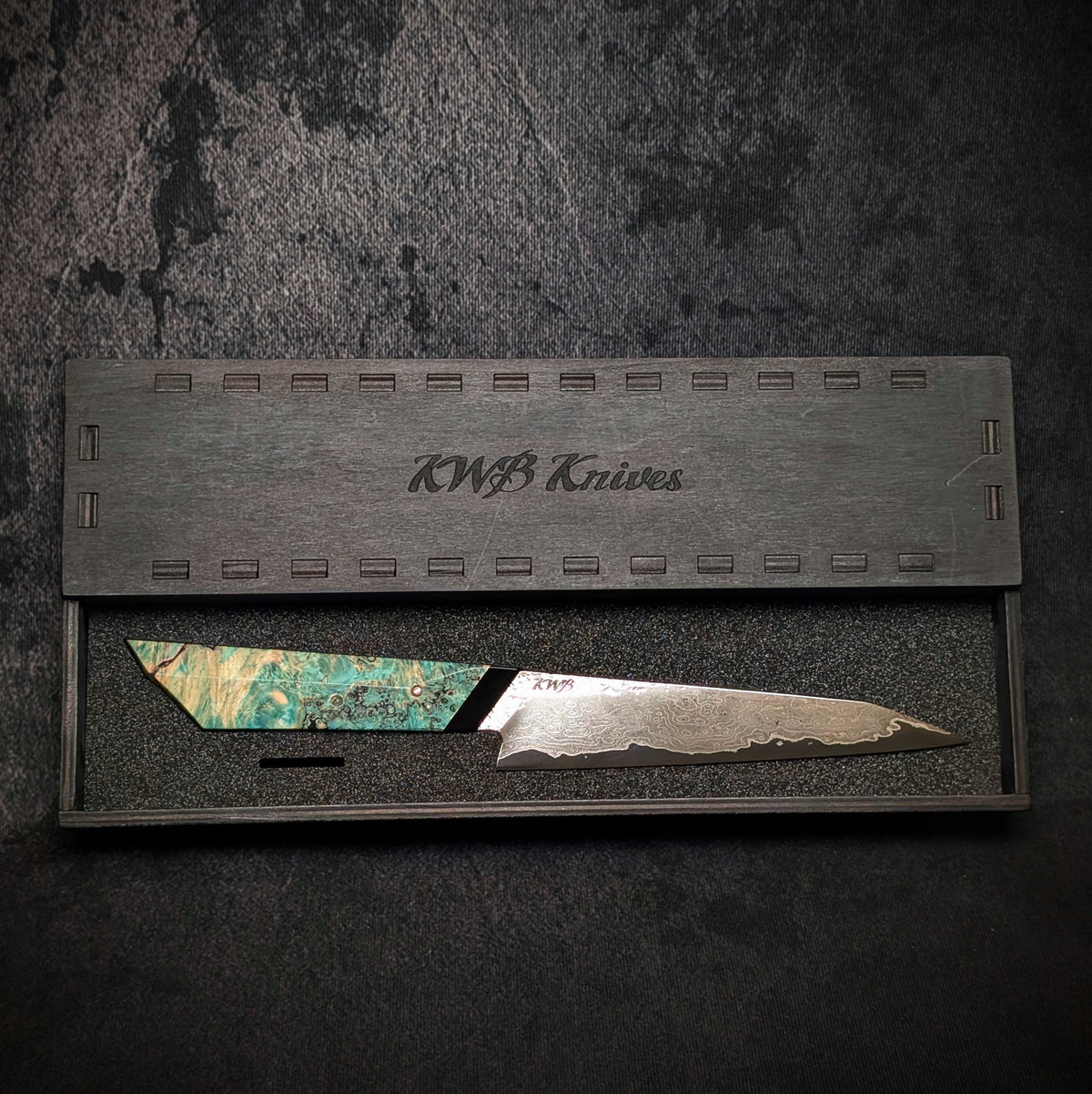 Handmade 170mm Damascus Honesuki Petty by KWB