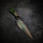 Handmade 170mm Sea Blue Utility Knife by KWB