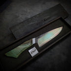 Handmade 170mm Sea Blue Utility Knife by KWB