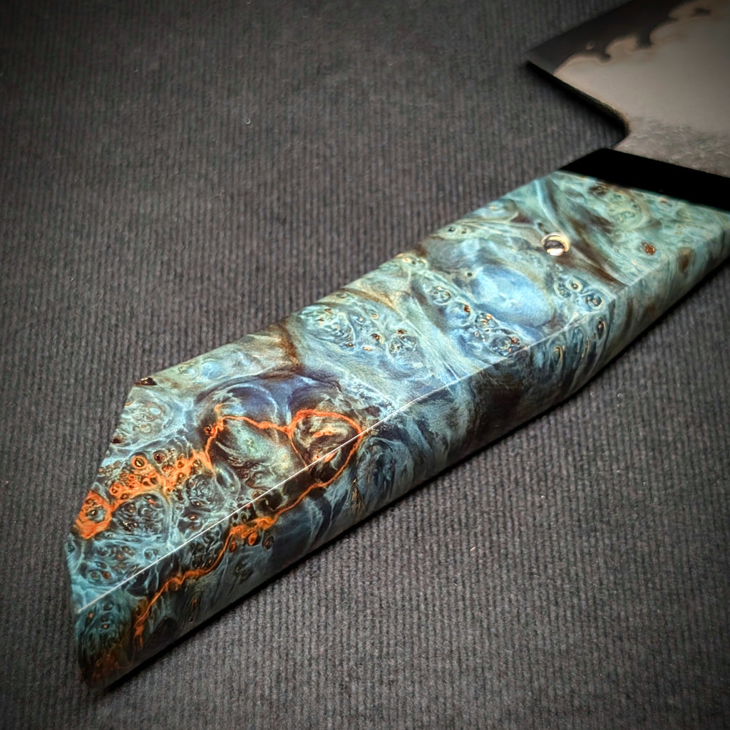Handmade 170mm San-Mai Chef Utility by KWB Knives