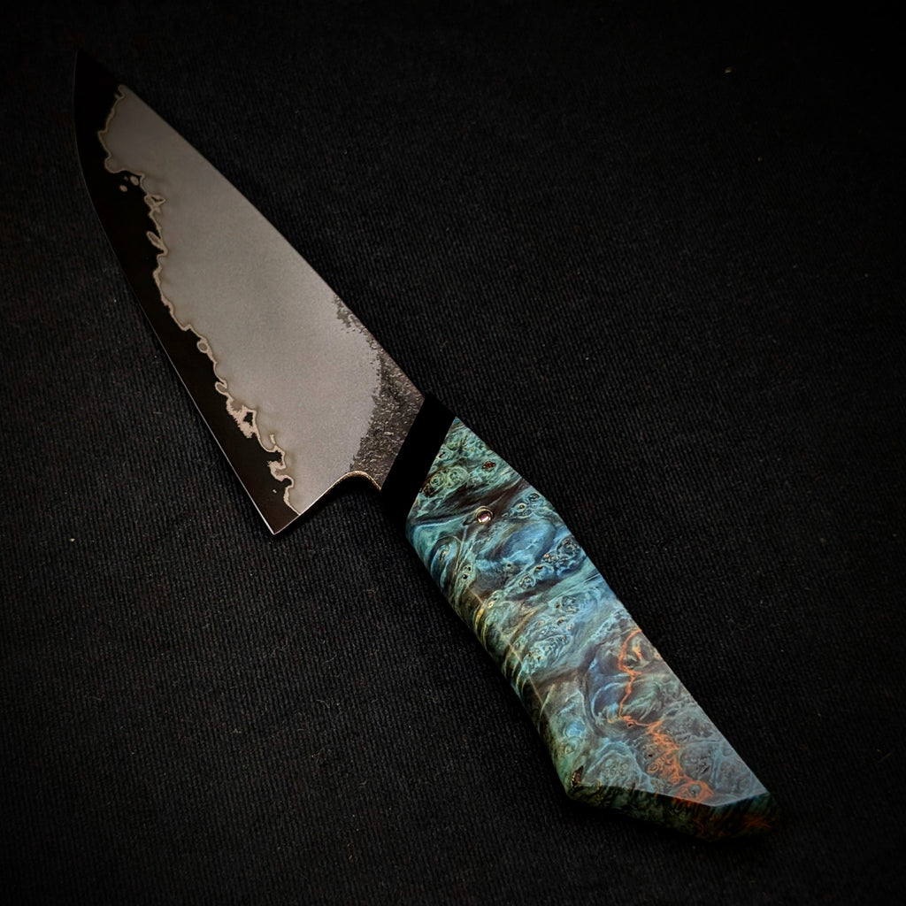 Handmade 170mm San-Mai Chef Utility by KWB Knives