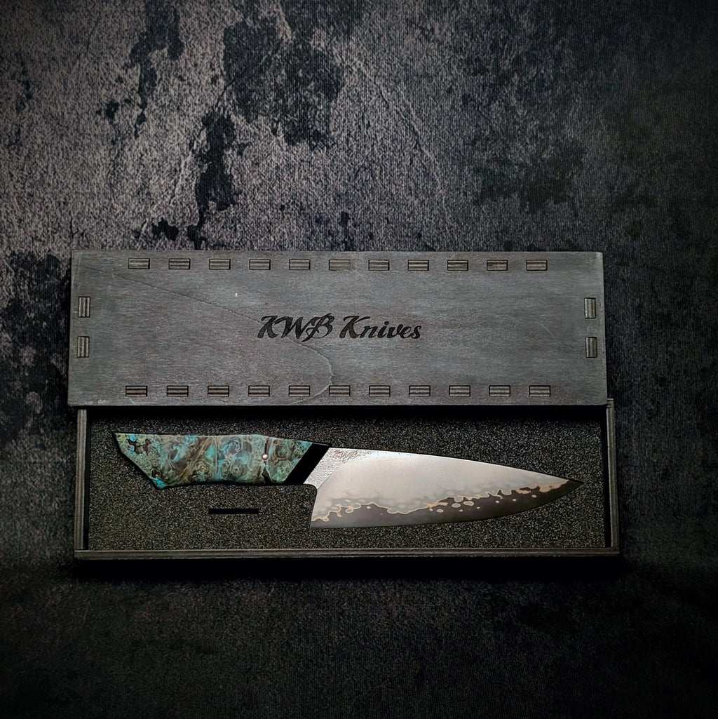 Handmade 170mm San-Mai Chef Utility by KWB Knives