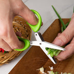 Multi-Blade Herb Scissors, stainless steel