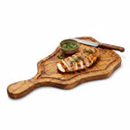 Olive Wood Meat Carving Board with Juice Groove