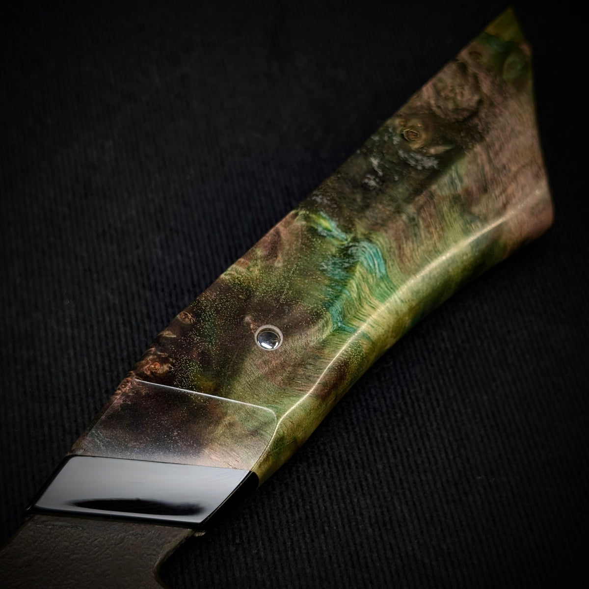 Handmade 210mm Wrought Iron Gyuto by KWB Knives