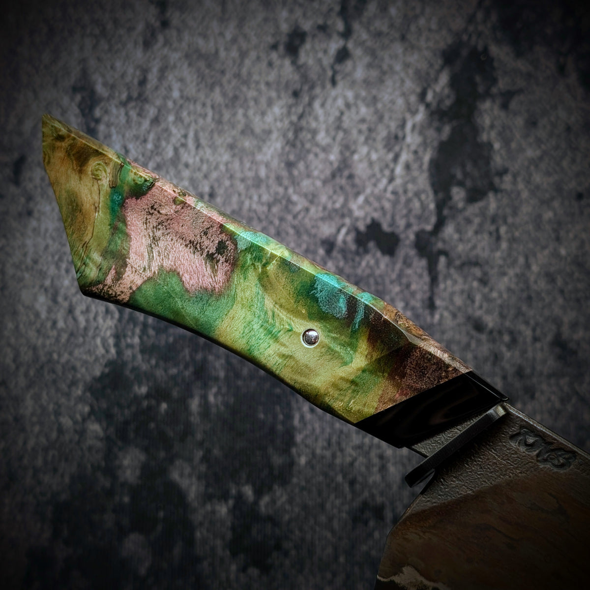 Handmade 210mm Wrought Iron Gyuto by KWB Knives