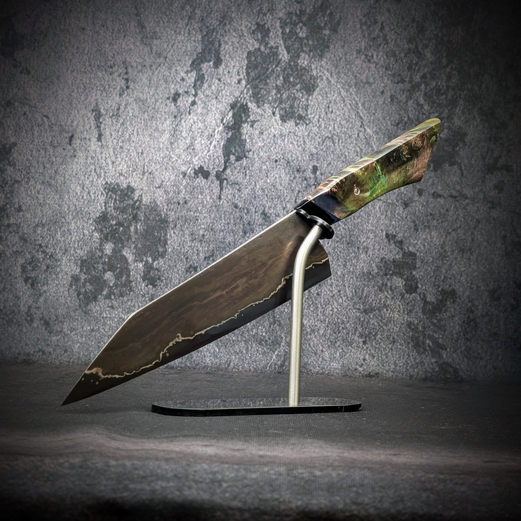 Handmade 210mm Wrought Iron Gyuto by KWB Knives