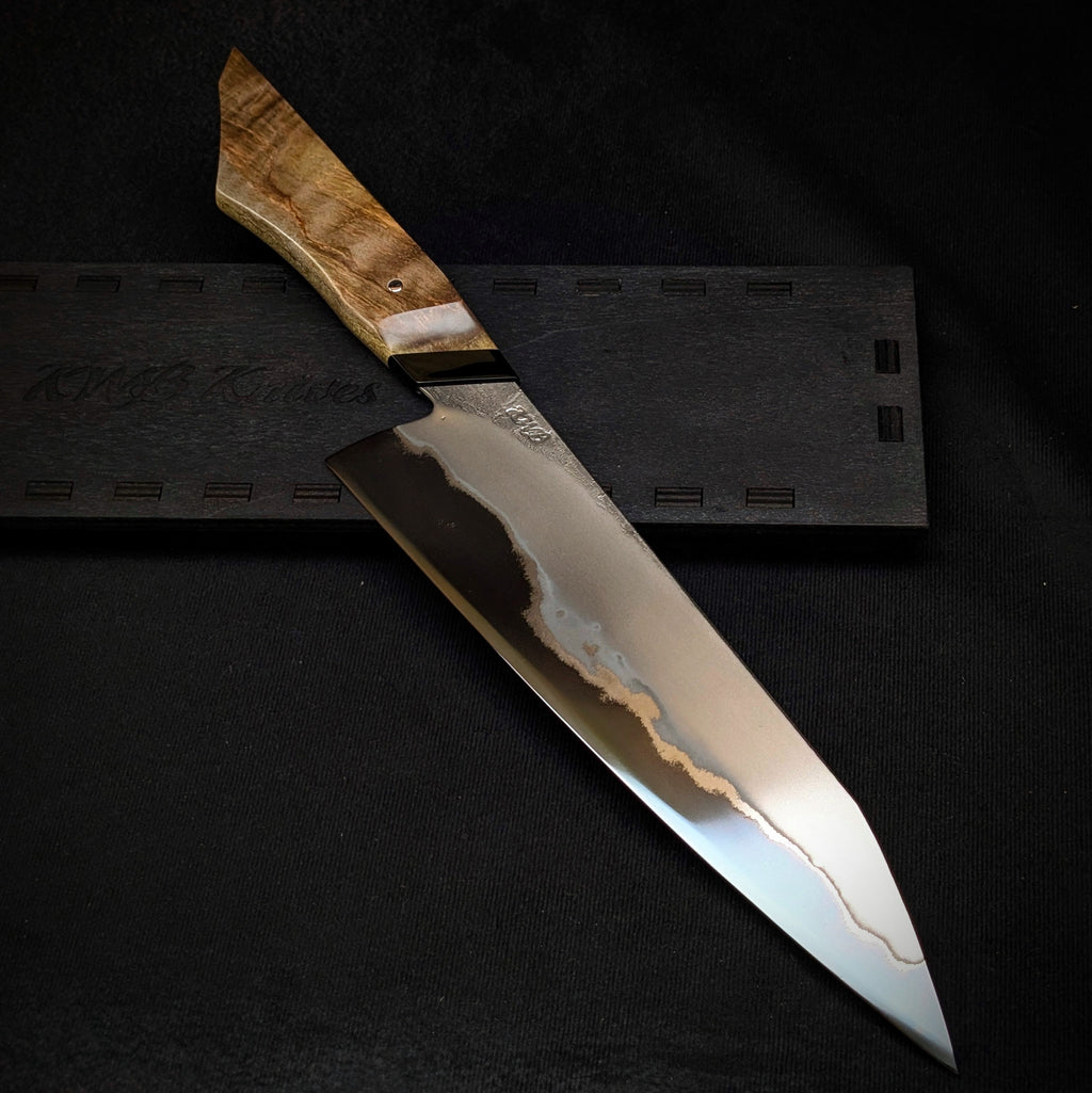Handmade 230mm San-Mai Gyuto by KWB Knives