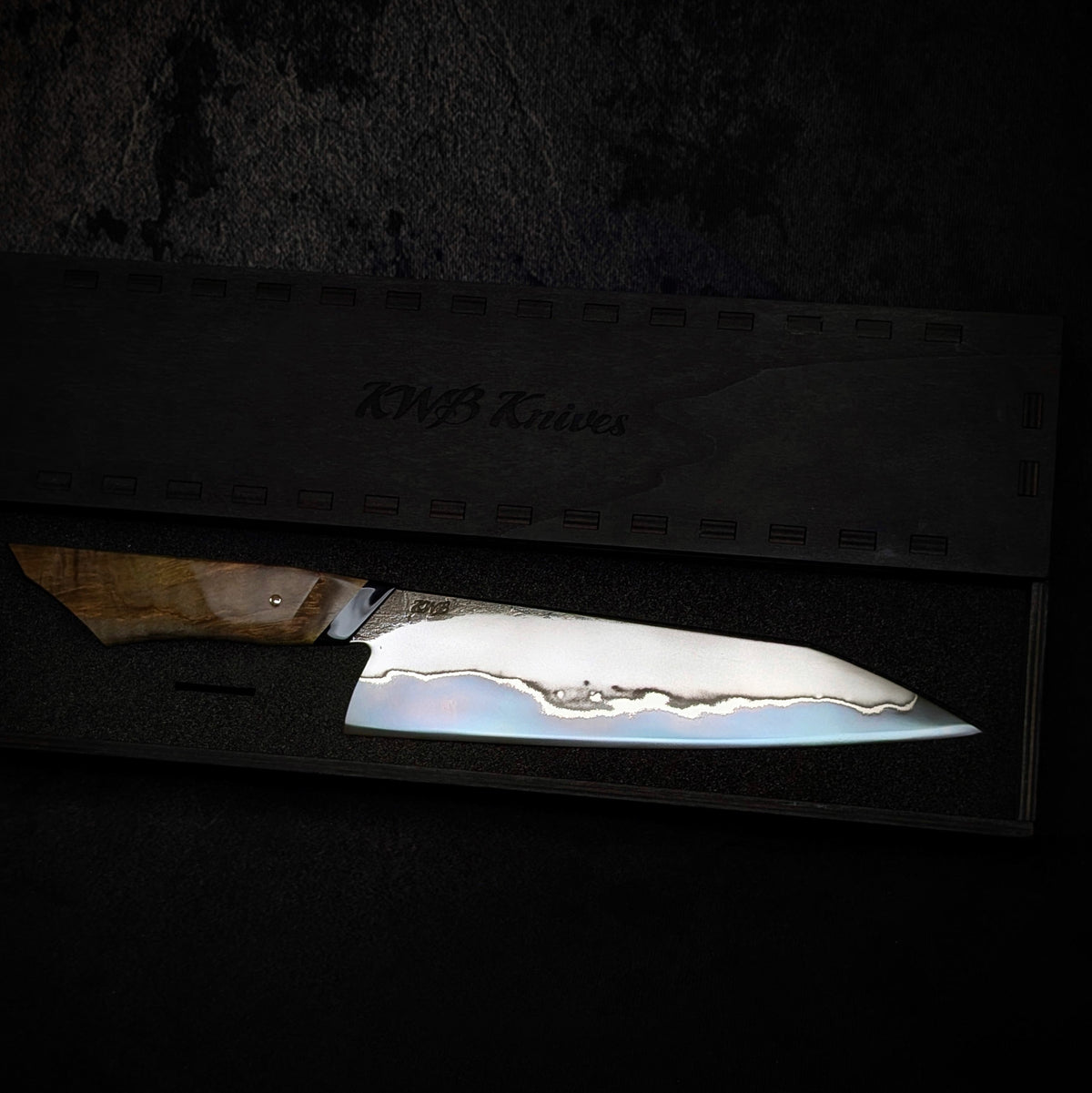Handmade 230mm San-Mai Gyuto by KWB Knives