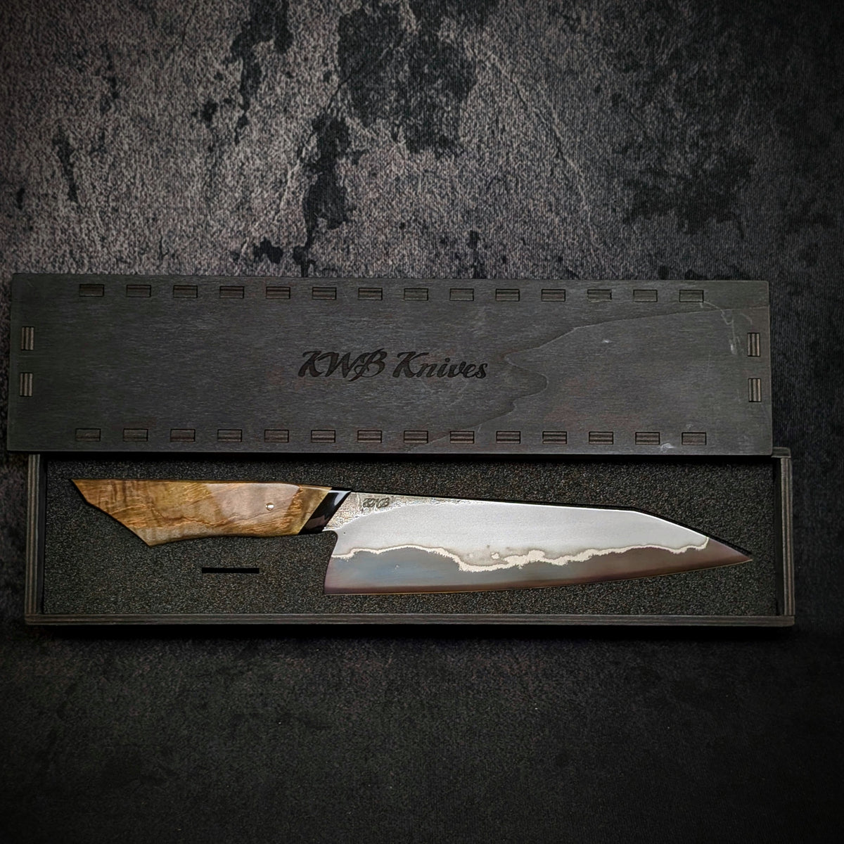 Handmade 230mm San-Mai Gyuto by KWB Knives