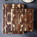 Parquet acacia wood cutting board, view 9