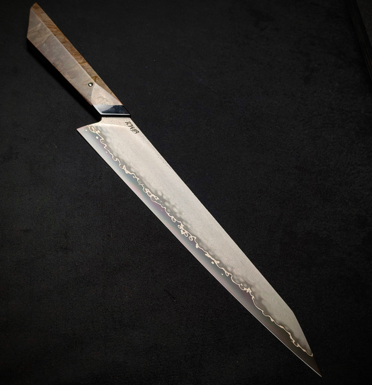 Handmade 285mm San-Mai Carving Knife by KWB