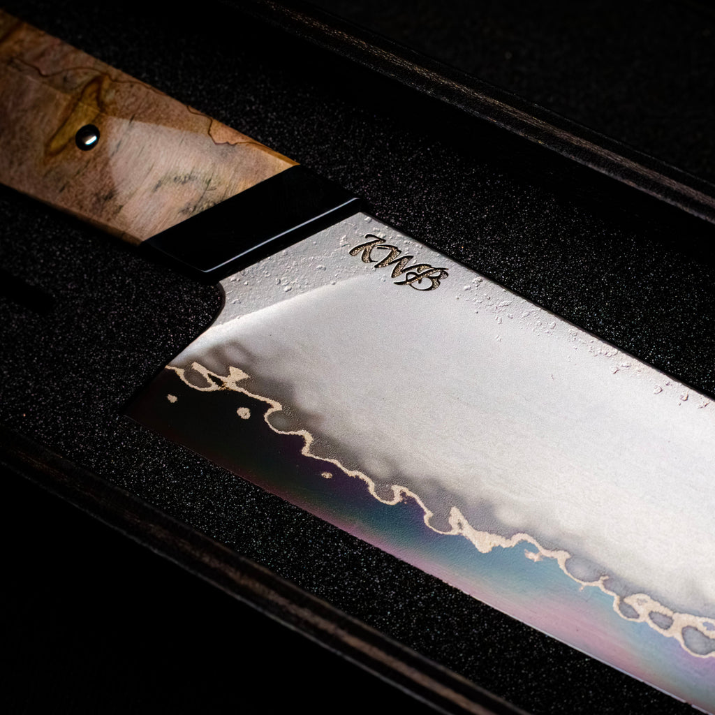 Handmade 285mm San-Mai Carving Knife by KWB