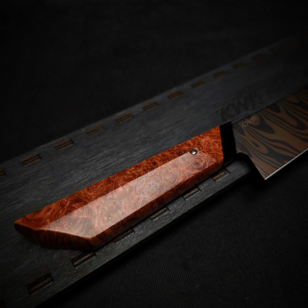 Handmade 360mm Damascus Sushi Knife by KWB