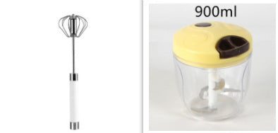 Stainless steel semi-automatic push whisk, view 7