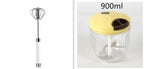 Stainless steel semi-automatic push whisk, view 7