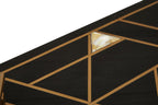 Black slate tray with mother of pearl inlay by Oriana, view 3