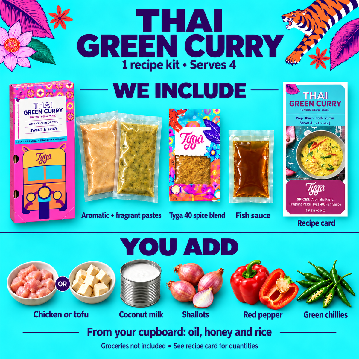 Green Thai Curry Recipe Kit by Tyga, view 2