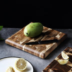 Parquet acacia wood cutting board, view 6