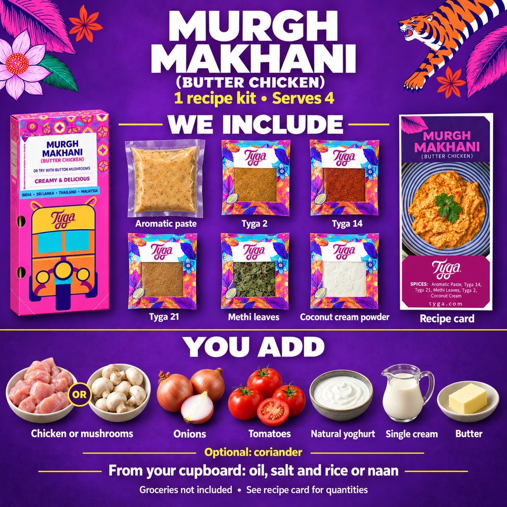 Murgh Makhani Butter Chicken Recipe Kit by Tyga, view 2