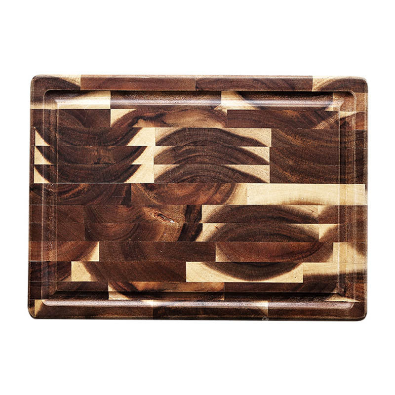 Parquet acacia wood cutting board, view 3