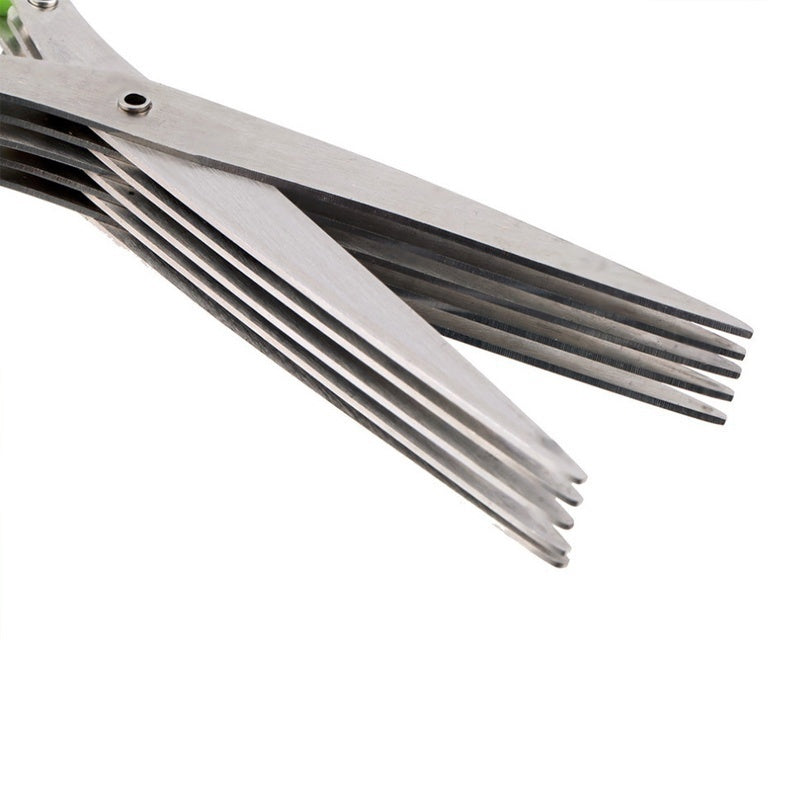 Multi-Blade Herb Scissors, stainless steel