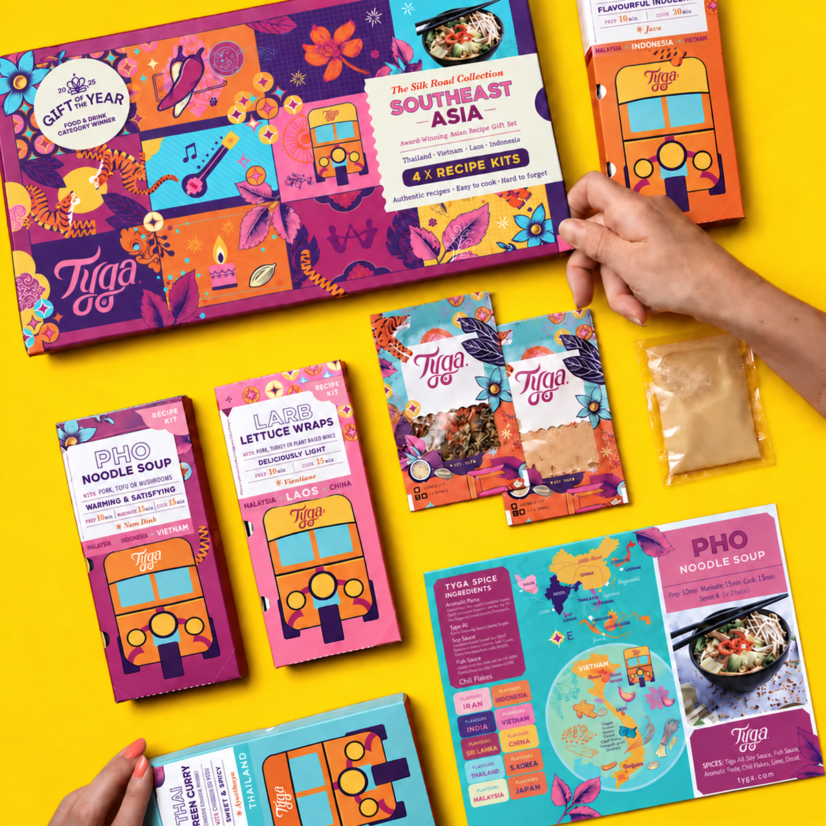 South East Asia Recipe Kit Gift Set by Tyga, view 3
