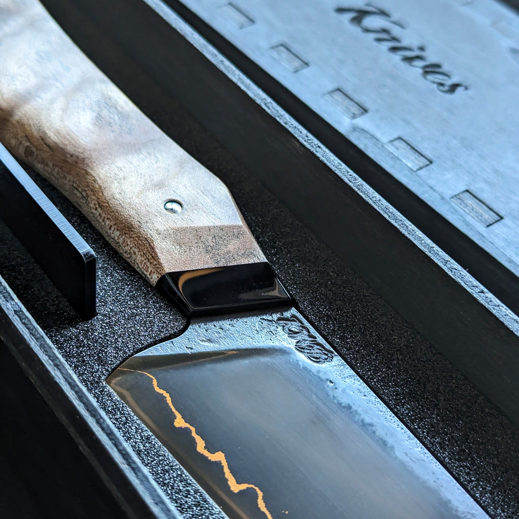 Handmade 85mm Copper Herb Cleaver by KWB Knives