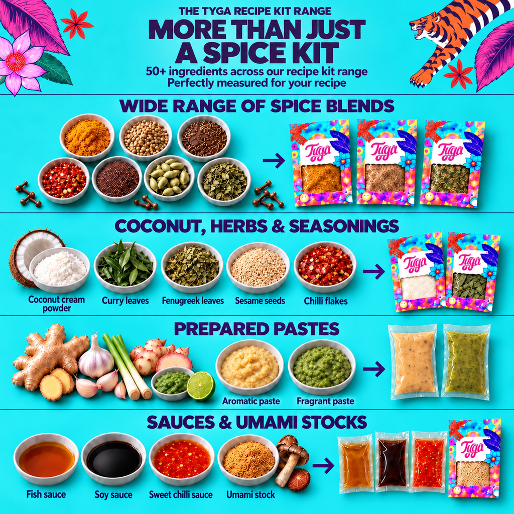 Global Curries Recipe Kit Gift Set by Tyga, view 5