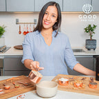 Copper measuring cups and spoons set, view 9