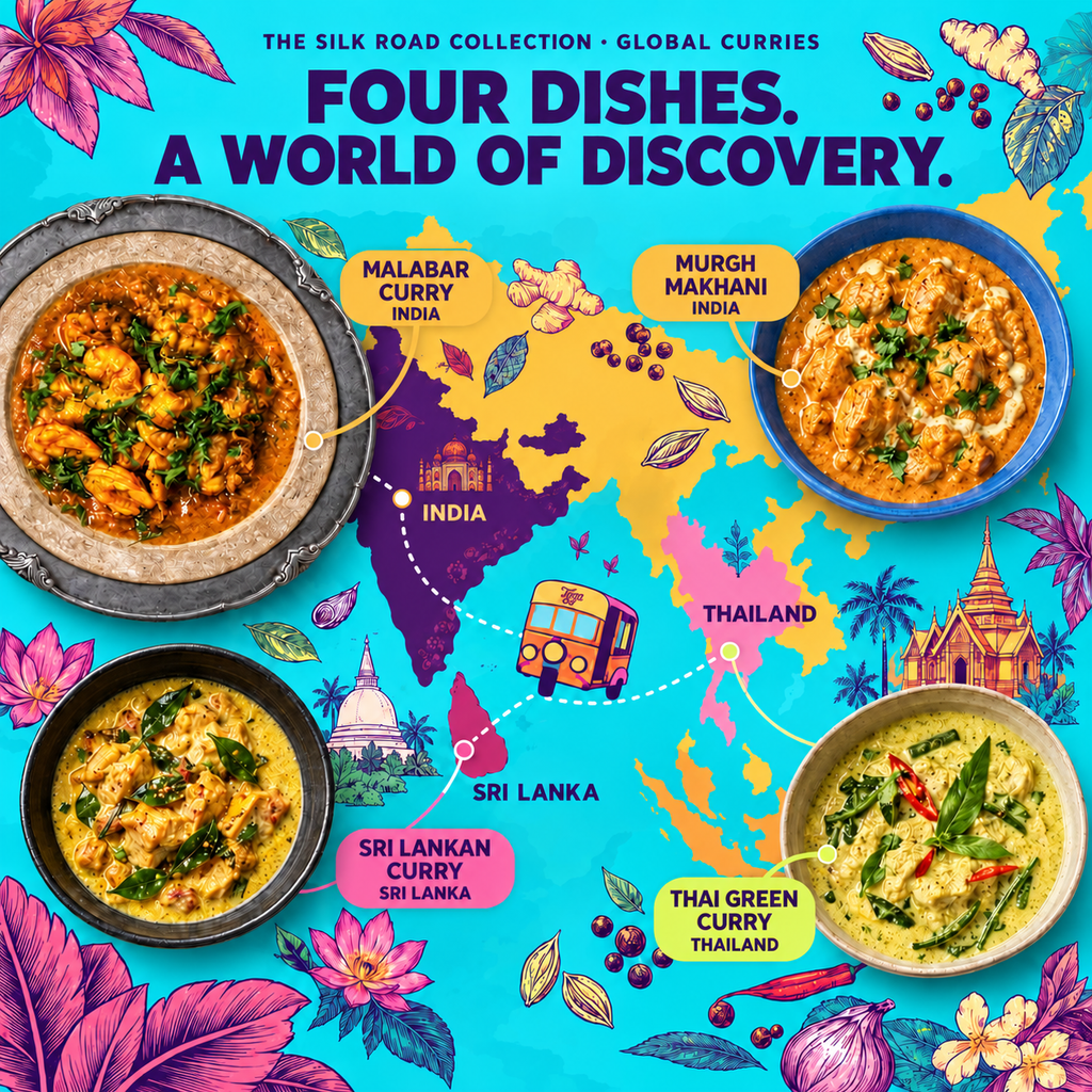 Global Curries Recipe Kit Gift Set by Tyga, view 4