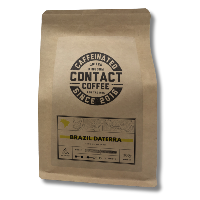 Single Origin Brazil Daterra Coffee by Contact