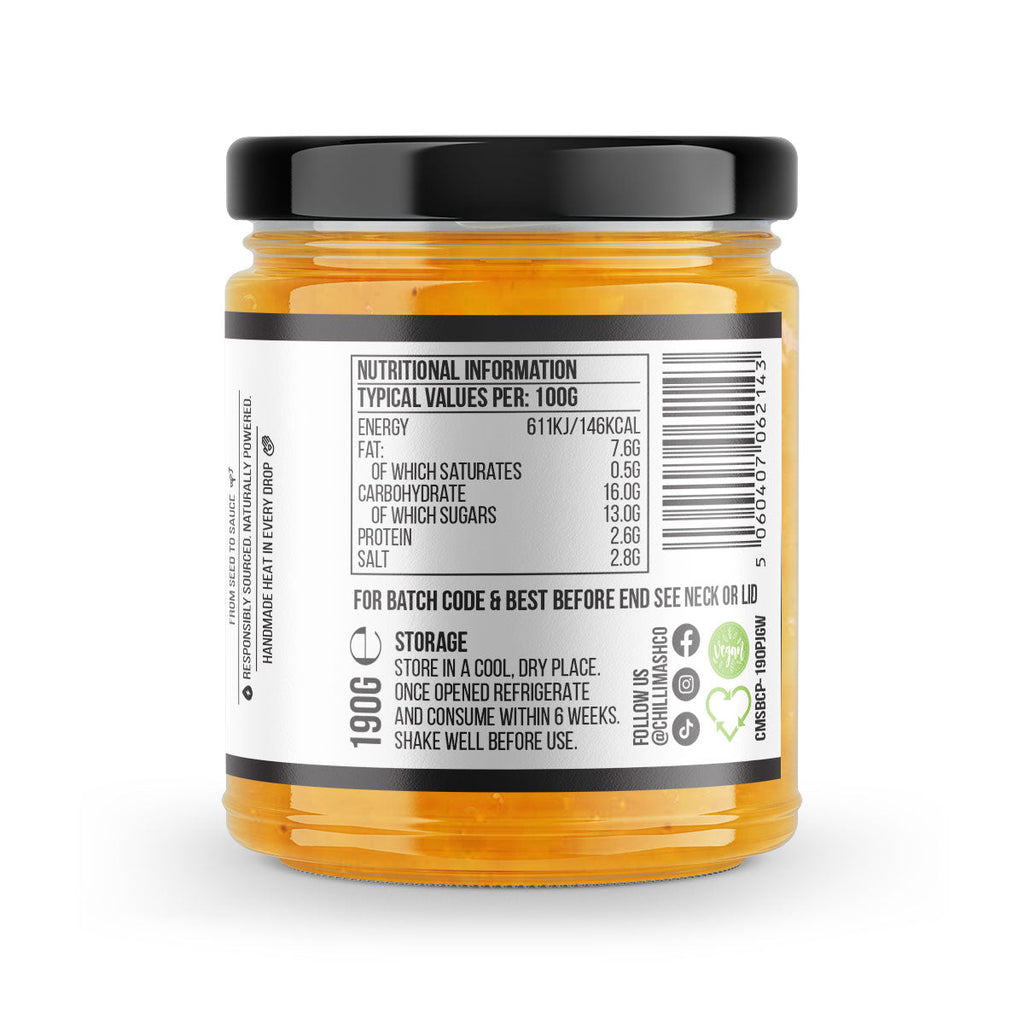 Scotch Bonnet Chilli Pickle 190g by Chilli Mash Co.