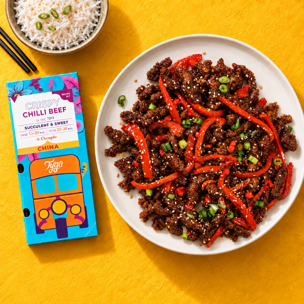 Crispy Chilli Beef Recipe Kit by Tyga