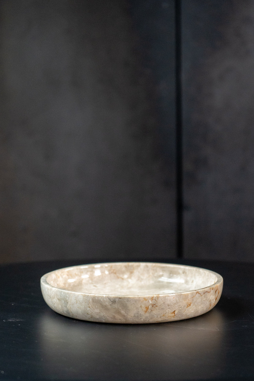 Handmade Marble Low Bowl