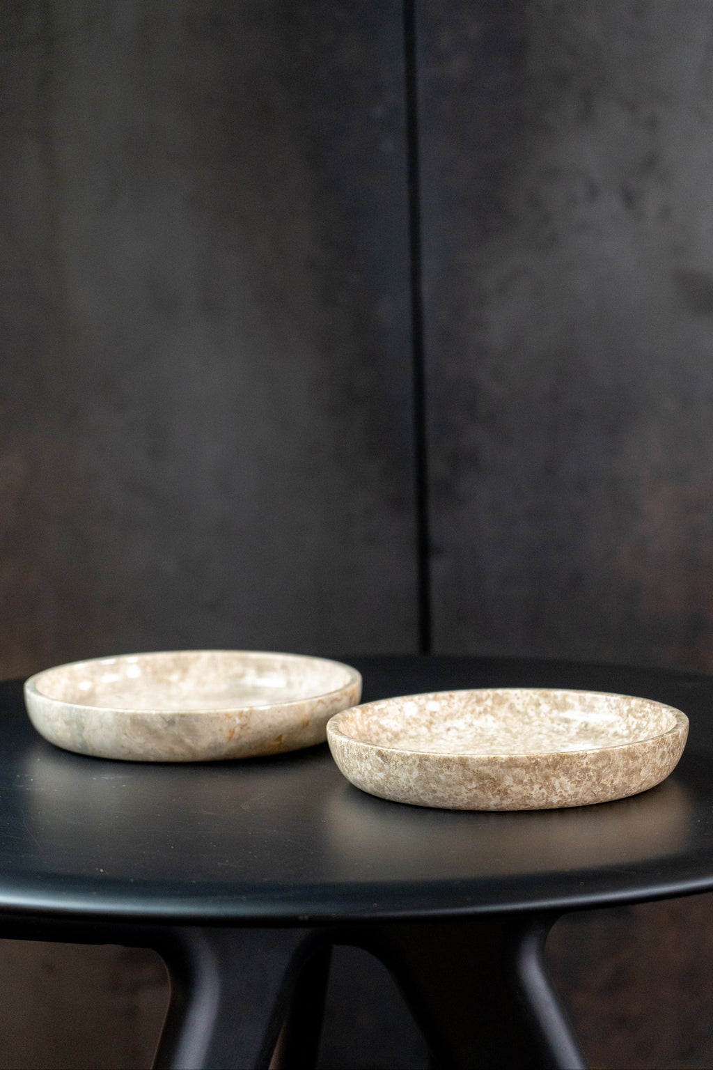 Handmade Marble Low Bowl