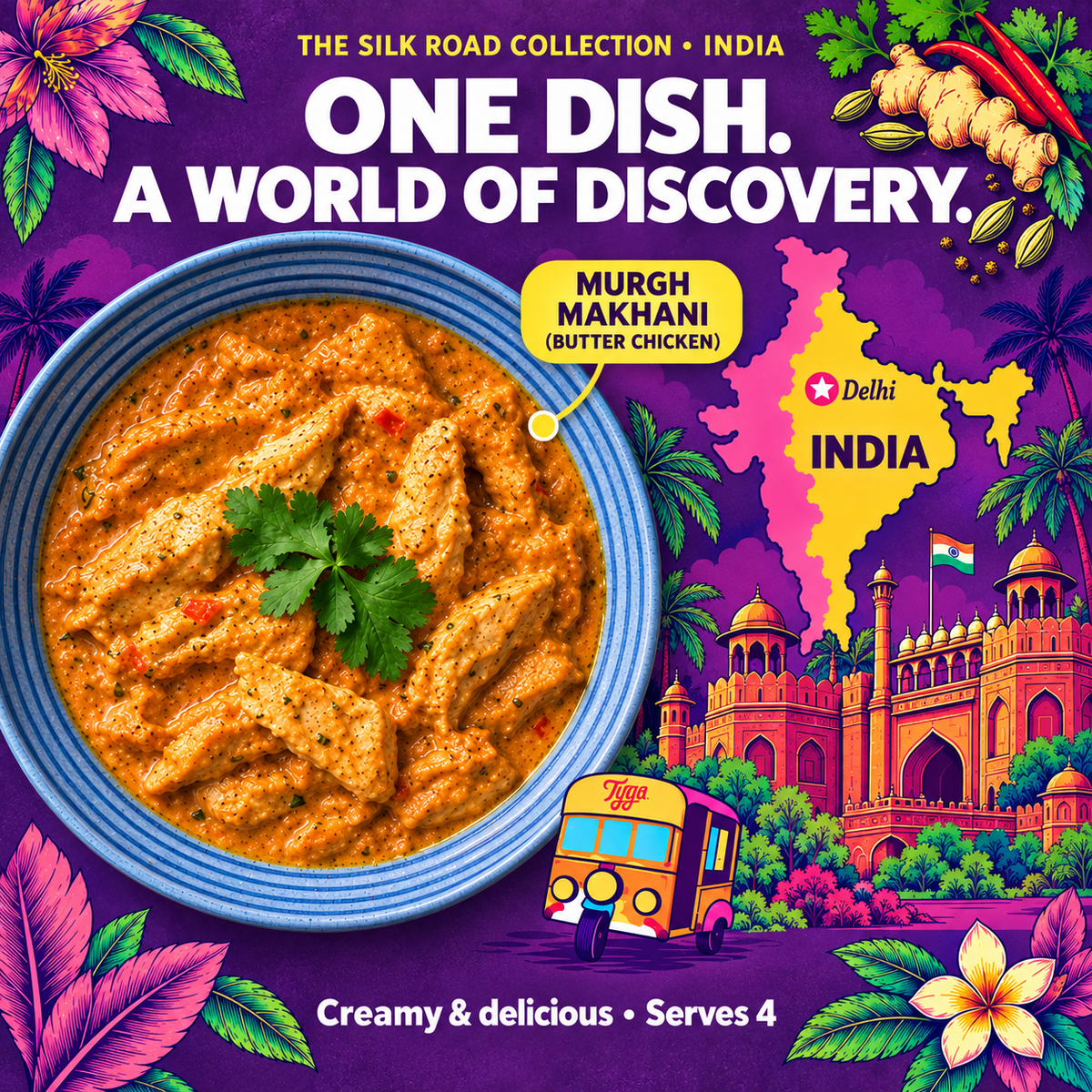 Murgh Makhani Butter Chicken Recipe Kit by Tyga, view 8