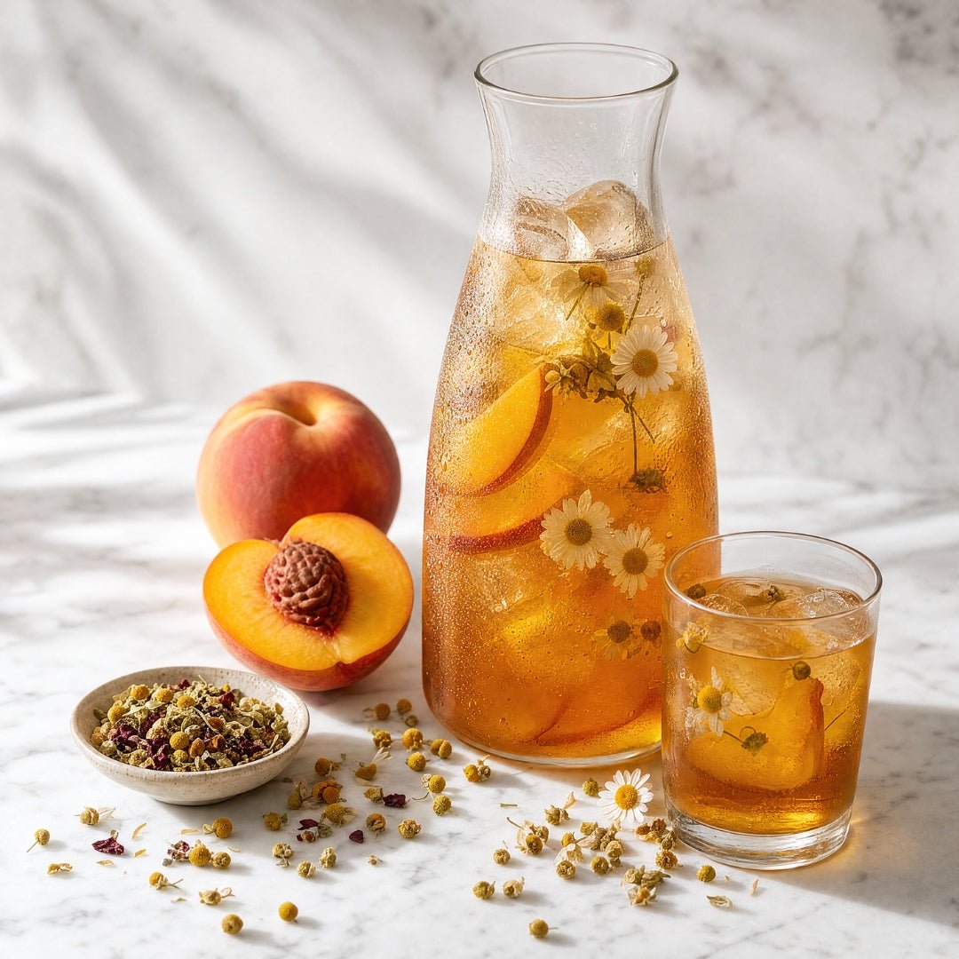 Peachy Chamomile Loose Leaf Tea by Camellios