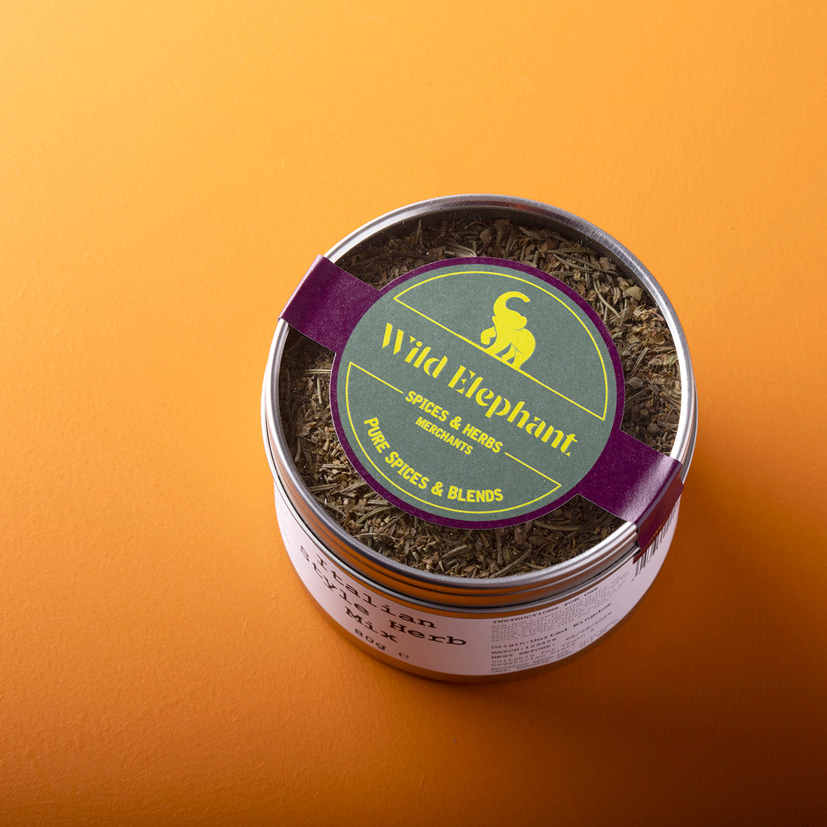 Organic Italian Style Herb Mix 80g by Wild Elephant, view 5