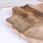 Kavira Divided Mango Wood Serving Dish by Maravi