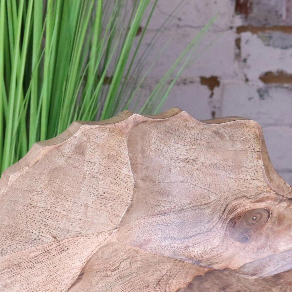 Kavira Divided Mango Wood Serving Dish by Maravi