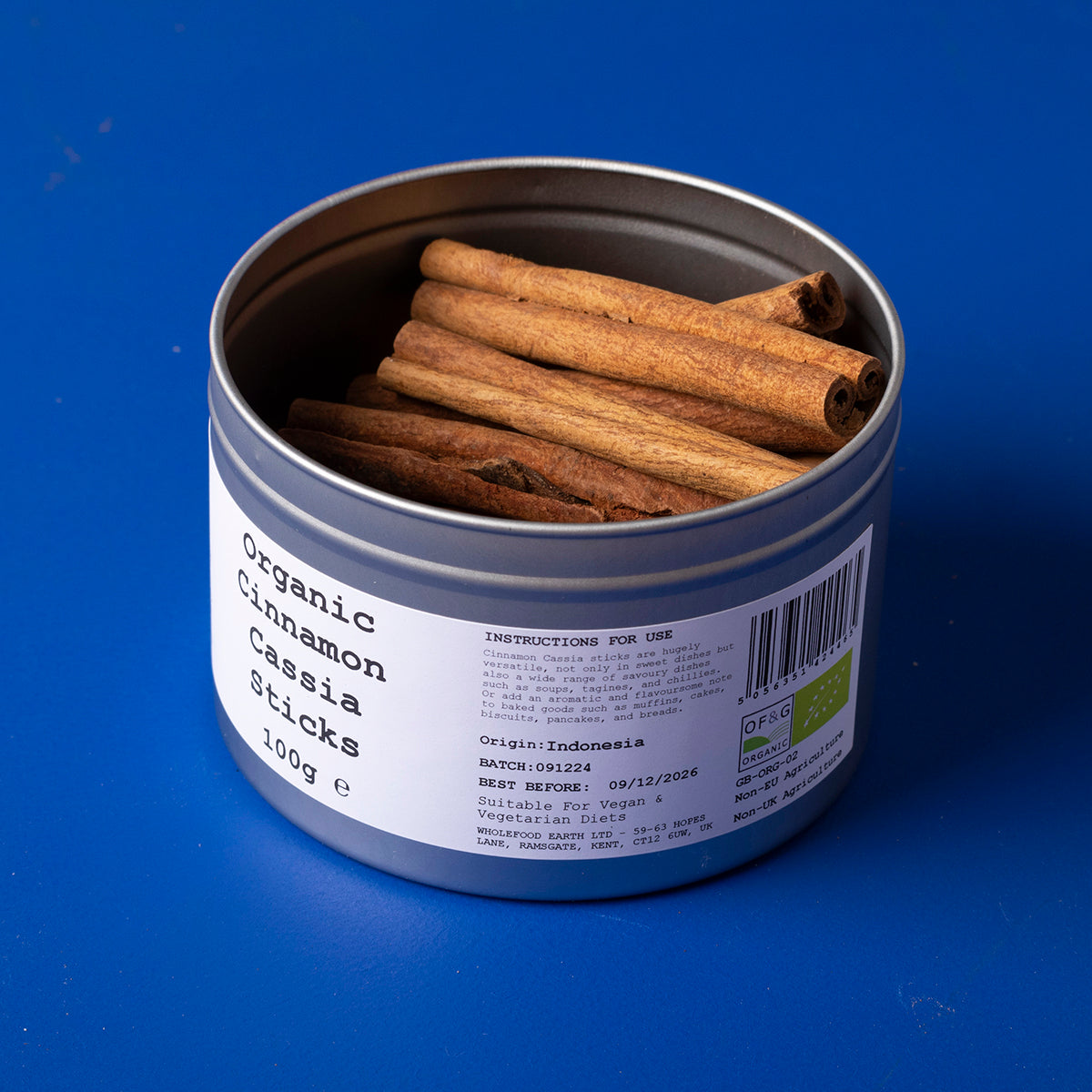 Organic Ceylon Cinnamon Sticks 80g by Wild Elephant, view 4