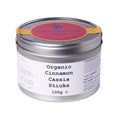 Organic Cinnamon Cassia Sticks 100g by Wild Elephant