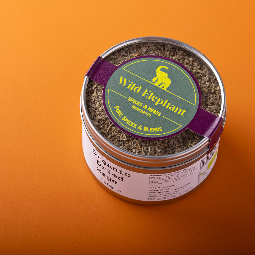 Organic Dried Sage 100g by Wild Elephant, view 2