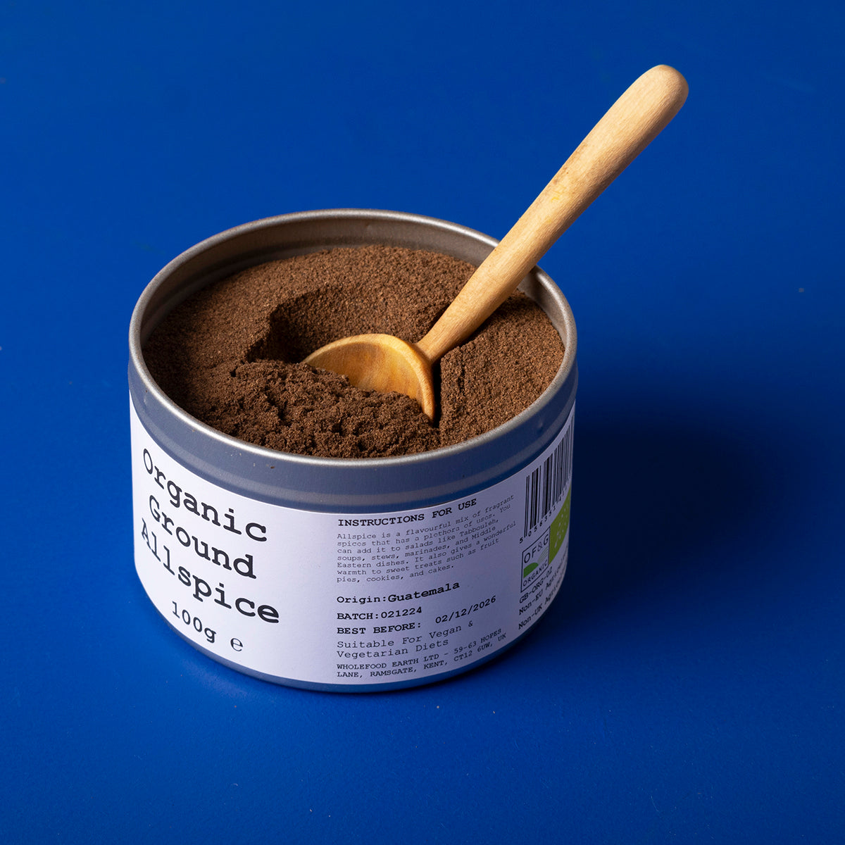 Organic Ground Allspice 100g by Wild Elephant, view 4