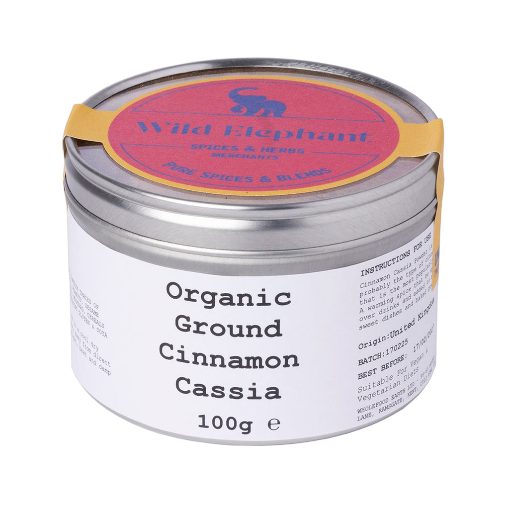 Organic Ground Cinnamon Cassia by Wild Elephant
