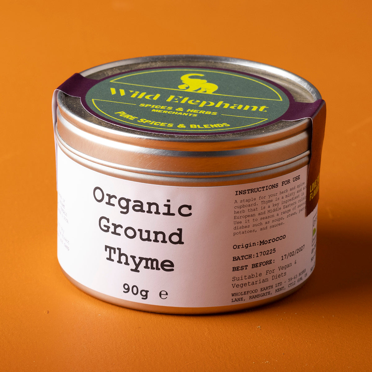 Organic Ground Thyme 90g by Wild Elephant, view 5