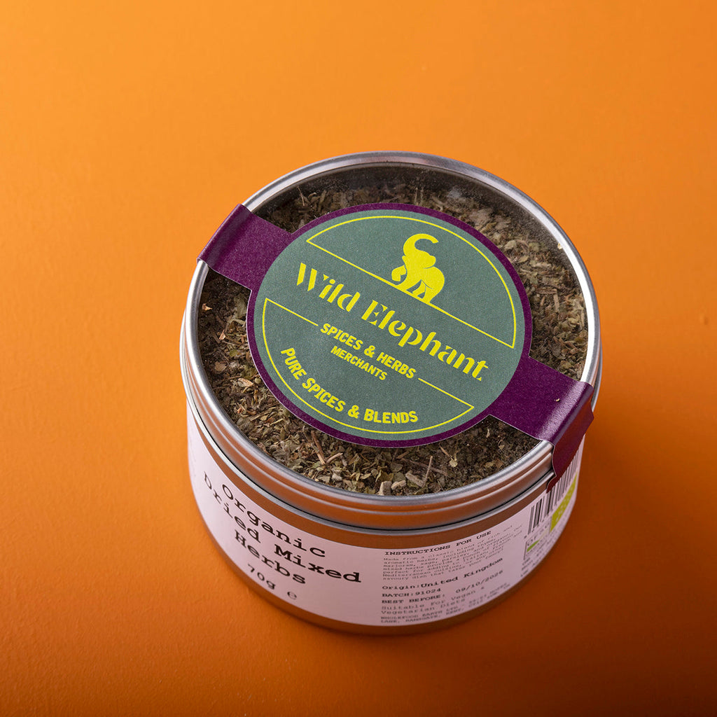Organic Dried Mixed Herbs 70g by Wild Elephant, view 2