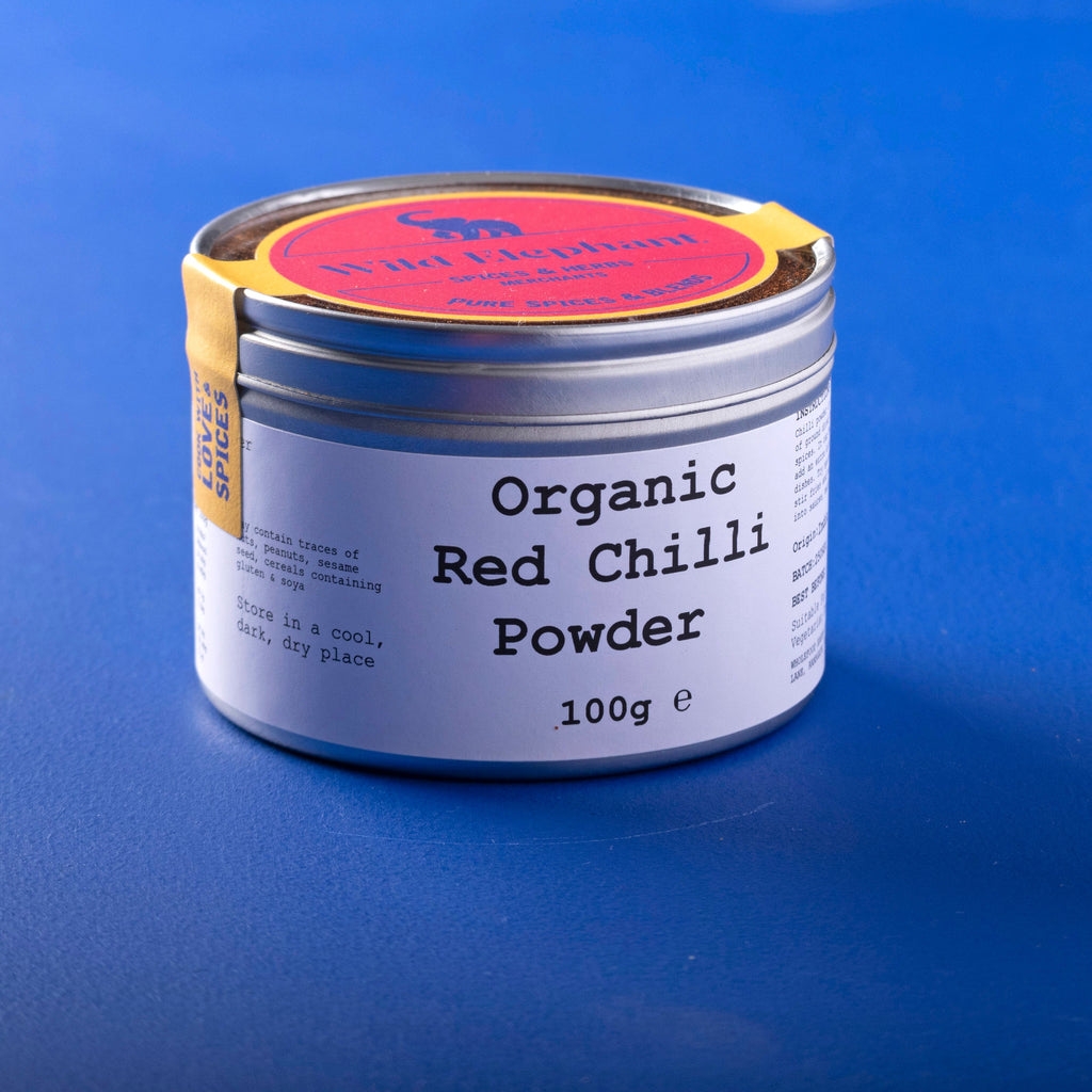 Organic Red Chilli Powder 100g by Wild Elephant, view 3