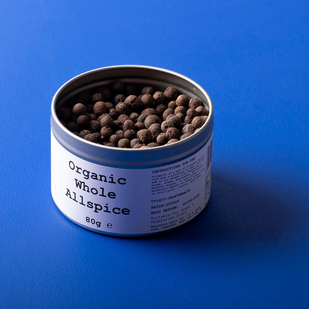 Organic Whole Allspice 80g by Wild Elephant, view 4